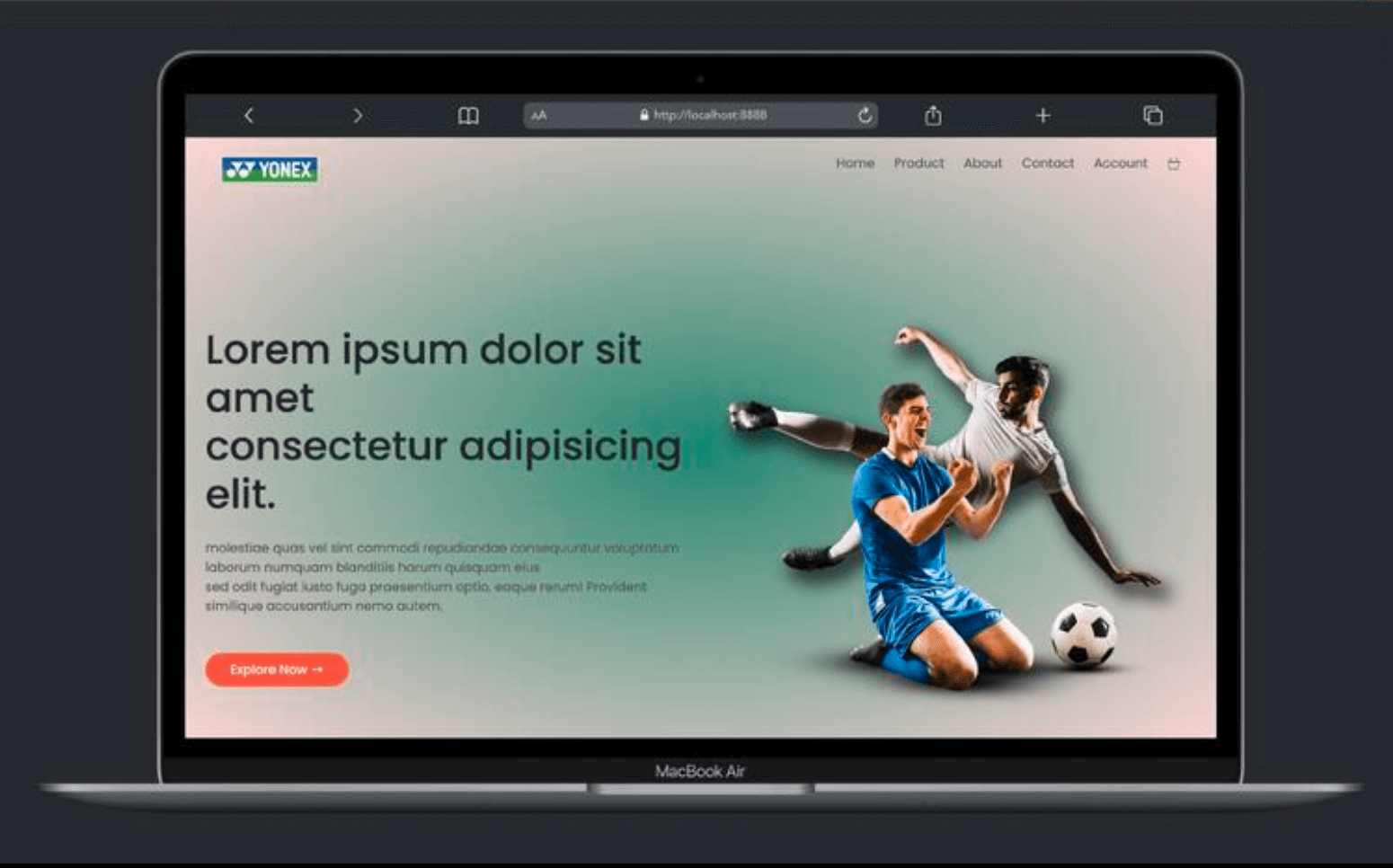 Create Website Ecomerce For Badminton Users