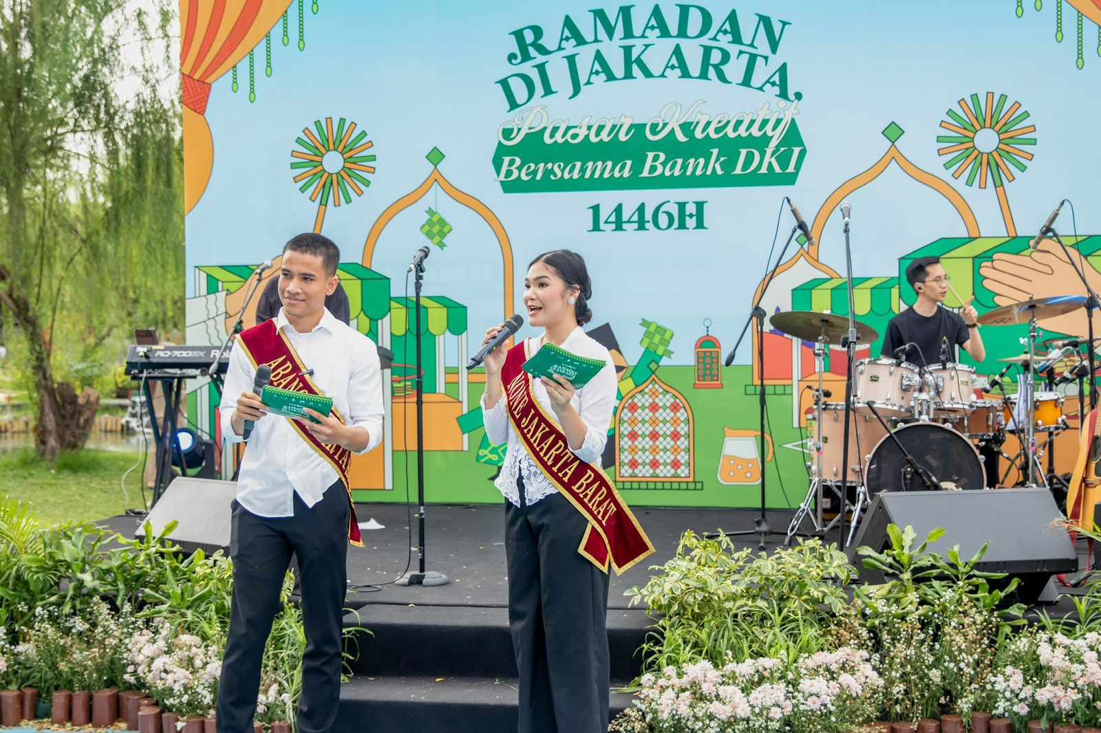 MC Ramadhan with Bank DKI